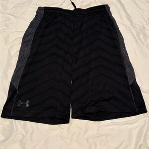 Under Armour Men's Chevron Patterned Black Shorts